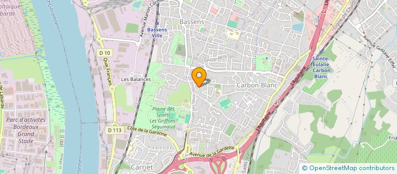 localisation de l'entreprise MADAME MEHALA RAMANATHAN  CARBON-BLANC