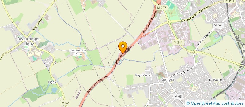 localisation de l'entreprise MADAME MEHDI BIBI  HALLENNES-LEZ-HAUBOURDIN