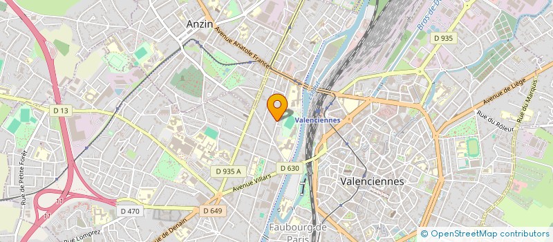 localisation de l'entreprise MADAME MEHDIA BRADAIA  VALENCIENNES