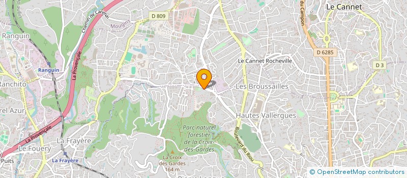 localisation de l'entreprise MADAME MEHDIA OUDY à CANNES