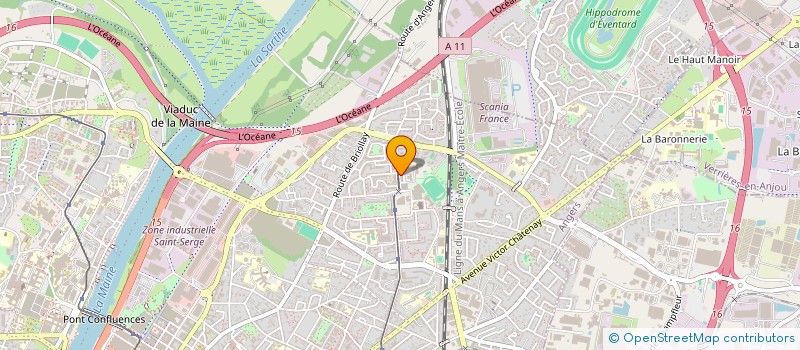 localisation de l'entreprise MADAME MEHERZIA BEJI  ANGERS