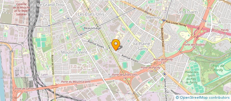 localisation de l'entreprise MADAME MEHJOUBA RIDA  LYON