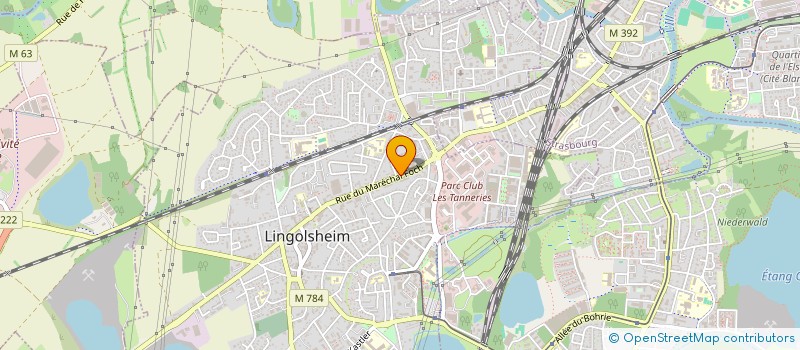 localisation de l'entreprise MADAME MEHRAN SOMER  LINGOLSHEIM