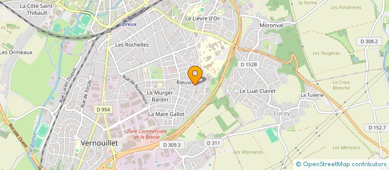 localisation de l'entreprise MADAME MEHRONA RASHID à DREUX