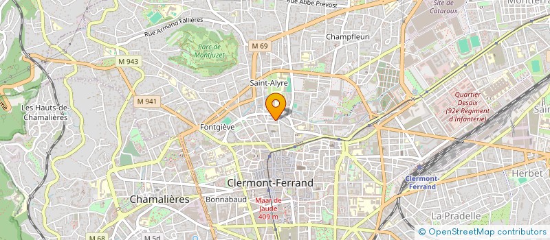 localisation de l'entreprise MADAME MEHTAP AKBAYIN  CLERMONT-FERRAND