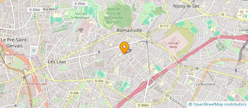 localisation de l'entreprise MADAME MEHZABEEN JAFAJUL à ROMAINVILLE