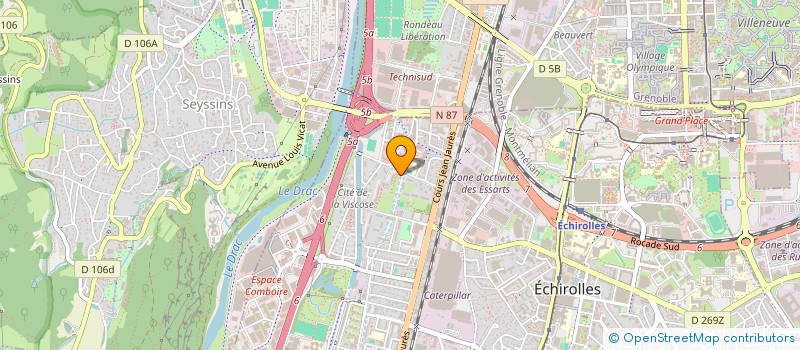 localisation de l'entreprise MADAME MEI-LI ETHERINGTON  ECHIROLLES