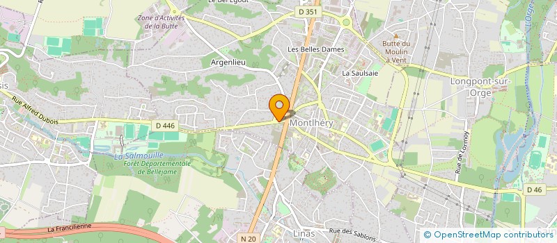 localisation de l'entreprise MADAME MEIDDY PIERRE MERITE à MONTLHERY