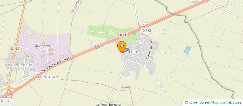 localisation de l'entreprise MADAME MEIGGIE COTTINEAU  VERINES