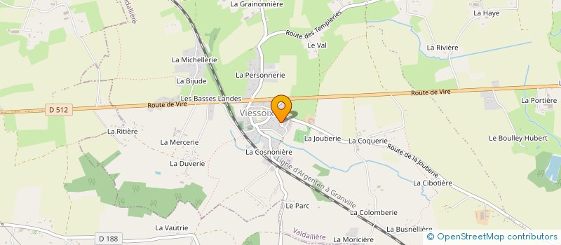 localisation de l'entreprise MADAME MEIGGIE GOULHOT  VALDALLIERE