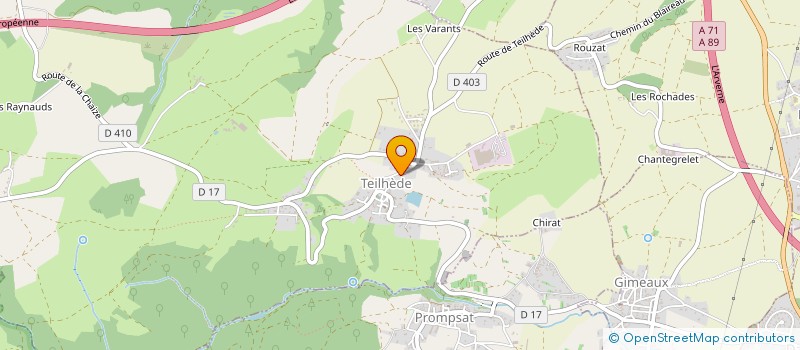 localisation de l'entreprise MADAME MEIGGIE ROY  COMBRONDE