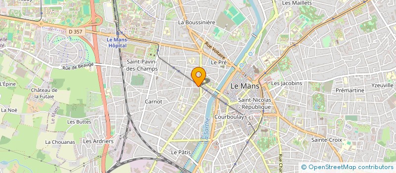 localisation de l'entreprise MADAME MEIHONG ZHAN  LE MANS