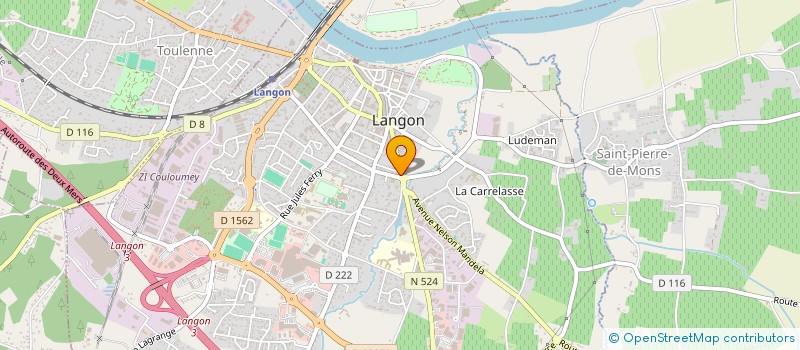 localisation de l'entreprise MADAME MEIJUAN XING  LANGON