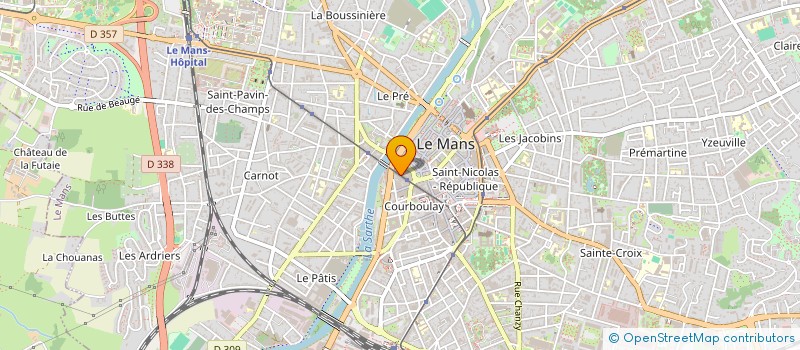 localisation de l'entreprise MADAME MEILY CHEN à LE MANS