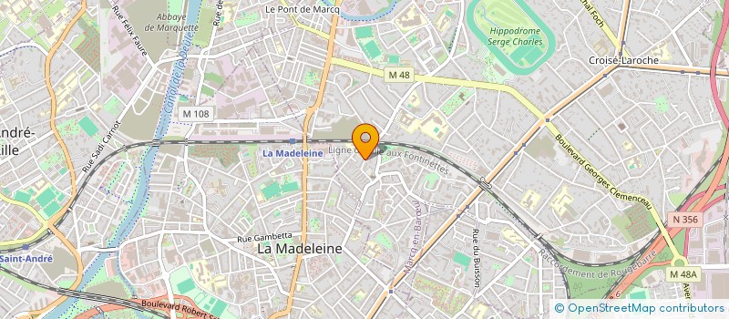 localisation de l'entreprise MADAME MEISSA BEN HADJ BRAHIM à MARCQ-EN-BARŒUL