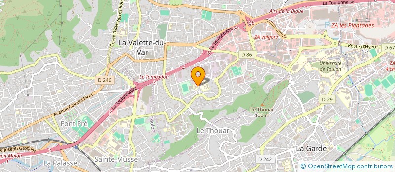localisation de l'entreprise MADAME MEISSA ZGAREN à LA VALETTE-DU-VAR