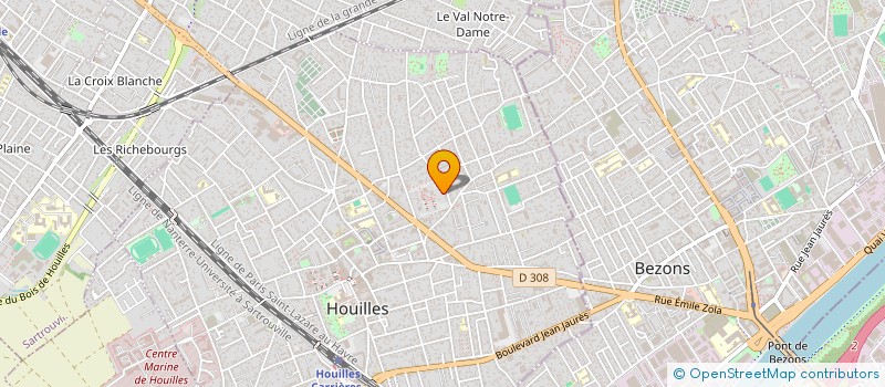 localisation de l'entreprise MADAME MEISUI YAO  HOUILLES