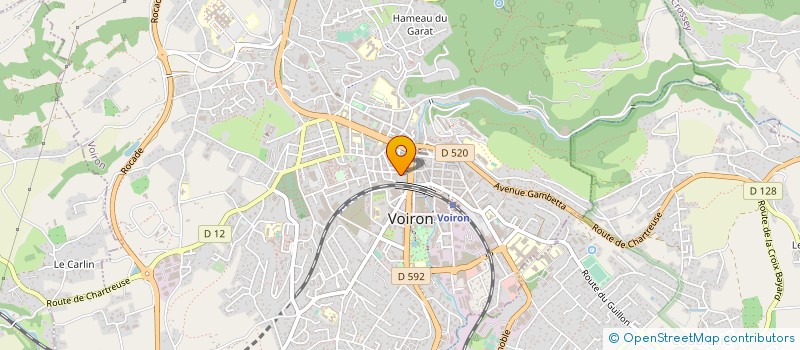 localisation de l'entreprise MADAME MEIYING YU  VOIRON