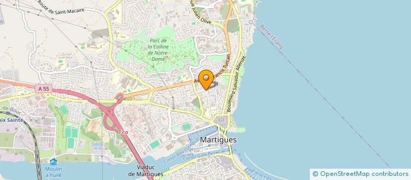 localisation de l'entreprise MADAME MEJDA NOUAOURA à MARTIGUES