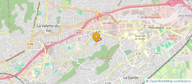 localisation de l'entreprise MADAME MEJDA TORCHI à LA VALETTE-DU-VAR