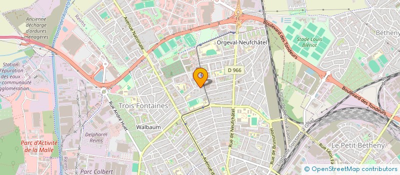 localisation de l'entreprise MADAME MEJREMA HODZIC  REIMS