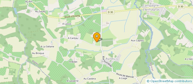 localisation de l'entreprise MADAME MEL BURRIDGE à AYZIEU