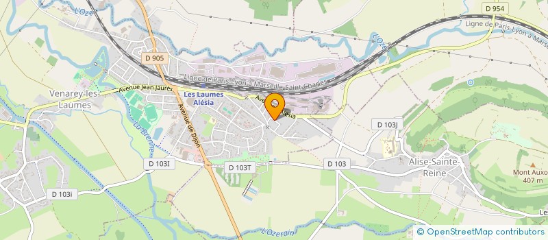 localisation de l'entreprise MADAME MELAINE ARRIGHI  VENAREY-LES-LAUMES