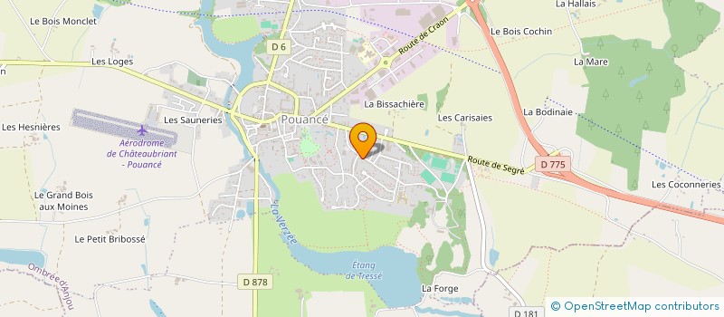 localisation de l'entreprise MADAME MELAINE AULNETTE  OMBREE D'ANJOU