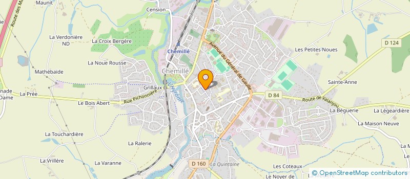 localisation de l'entreprise MADAME MELAINE BARRE  CHEMILLE-EN-ANJOU