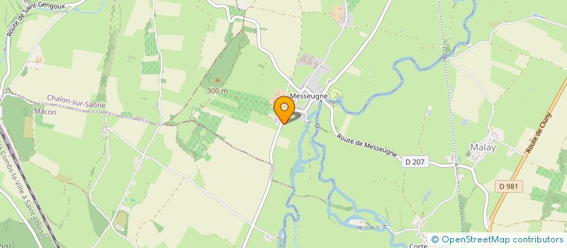 localisation de l'entreprise MADAME MELAINE DUPUY  SAVIGNY-SUR-GROSNE