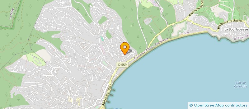 localisation de l'entreprise MADAME MELAINE FRAYER à CAVALAIRE-SUR-MER