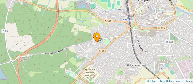 localisation de l'entreprise MADAME MELAINE KOEPPEL  HAGUENAU