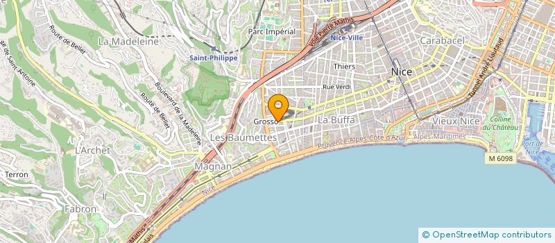 localisation de l'entreprise MADAME MELAINE LAGORCE  NICE