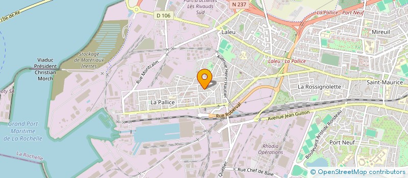 localisation de l'entreprise MADAME MELAINE LAVACQUERY à LA ROCHELLE