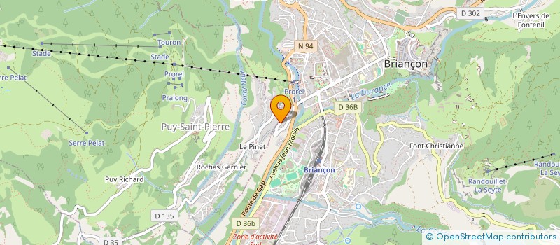 localisation de l'entreprise MADAME MELAINE LE BERRE  PUY-SAINT-PIERRE