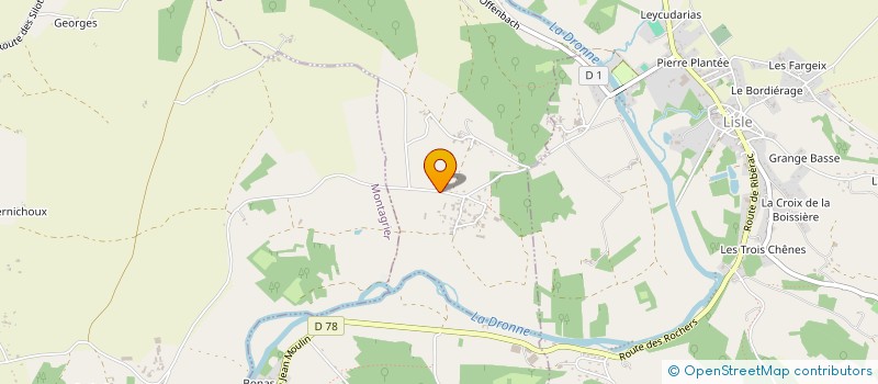 localisation de l'entreprise MADAME MELAINE TEXIER  GRAND-BRASSAC