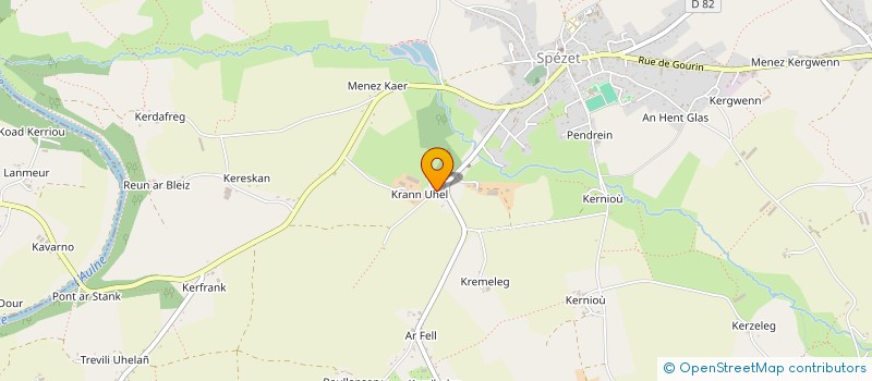 localisation de l'entreprise MADAME MELANE LE BOURNOT  SPEZET