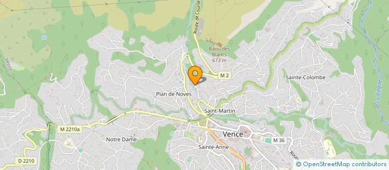 localisation de l'entreprise MADAME MELANI BANULS PEREZ  VENCE