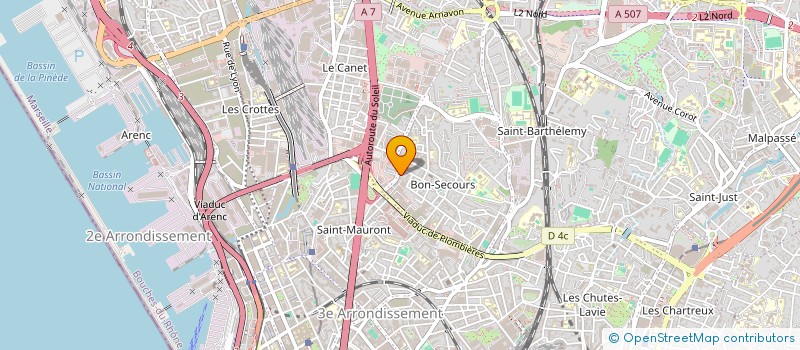 localisation de l'entreprise MADAME MELANIA BURCA à MARSEILLE