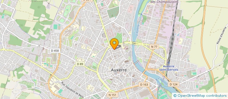 localisation de l'entreprise MADAME MELANIA MORTELLARO  AUXERRE