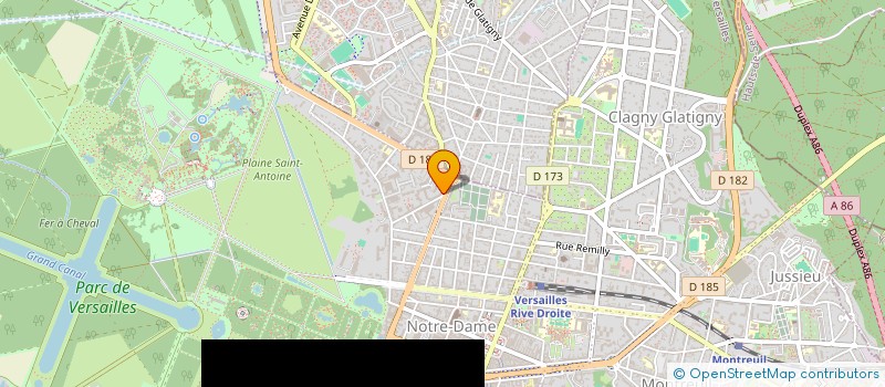 localisation de l'entreprise MADAME MELANIA VIGH à VERSAILLES