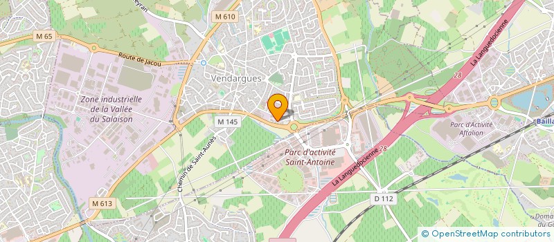 localisation de l'entreprise MADAME MELANIE ABINAL à VENDARGUES