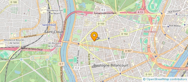 localisation de l'entreprise MADAME MELANIE ABRAHAM à BOULOGNE-BILLANCOURT