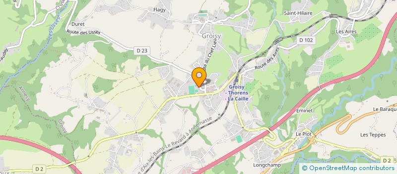 localisation de l'entreprise MADAME MELANIE ADEN  AMANCY