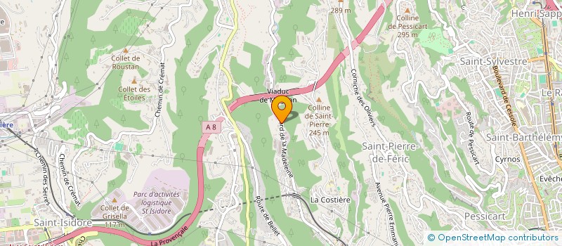 localisation de l'entreprise MADAME MELANIE AFONSO à NICE