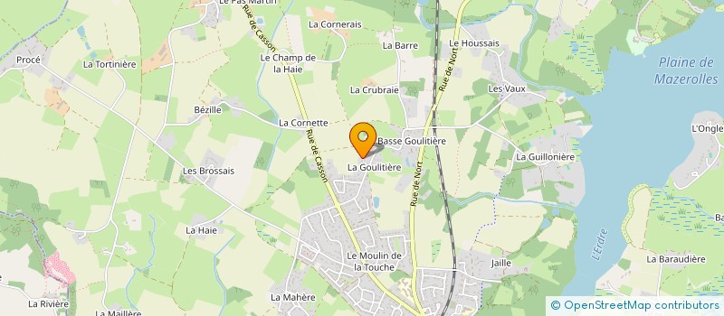 localisation de l'entreprise MADAME MELANIE AGENET à SUCE-SUR-ERDRE