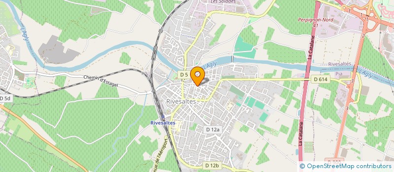 localisation de l'entreprise MADAME MELANIE ALAGAMA  RIVESALTES