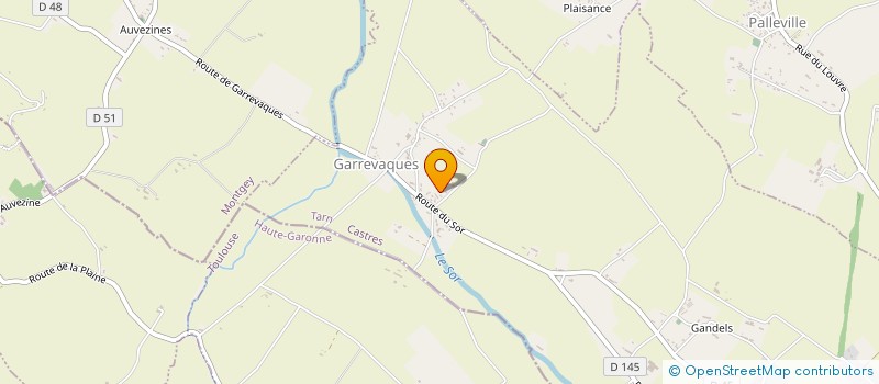 localisation de l'entreprise MADAME MELANIE ALBOUY  GARREVAQUES