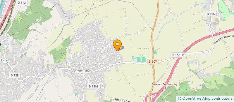 localisation de l'entreprise MADAME MELANIE ALEXIS  COMMUNAY