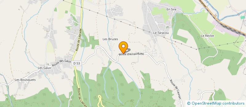 localisation de l'entreprise MADAME MELANIE ALGANS  LABRUGUIERE